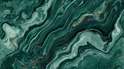 Smooth forest green marbled surface background or wallpaper or website or header, copy text space for words
