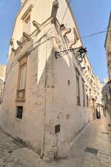 The white streets of the Italian town of Martina Franca