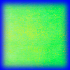 Green color abstract square background with blue border, Usable for social media, story, banner, Ads, poster, celebration, event, template and online web ads