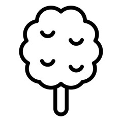 Cotton Candy sweet icon
