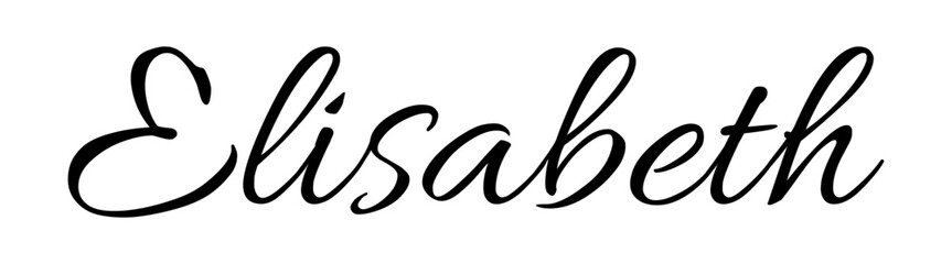 Isabella - black color - female name - ideal for websites, emails, presentations, greetings, banners, cards, books, t-shirt, sweatshirt, prints, cricut, silhouette,		

 - obrazy, fototapety, plakaty