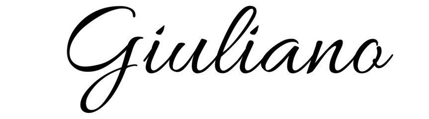 Giuliano - black color - - ideal for websites, emails, presentations, greetings, banners, cards, books, t-shirt, sweatshirt, prints, cricut, silhouette,		