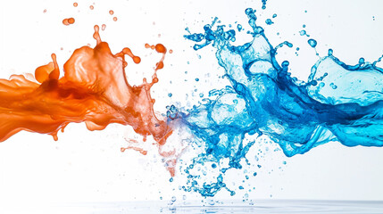 Obraz premium Abstract colorful, wavy, smoky, effective, striking, background and website photos. Pink, orange, purple, yellow, blue, orange, black, white, pastel. Vibrant and smoky visuals. wallpaper