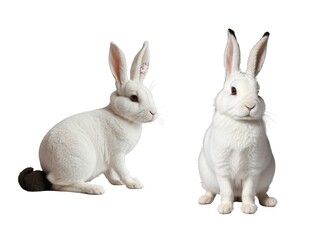 Rabbit on a transparent background in PNG format