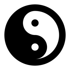 Yinyang symbol icon
