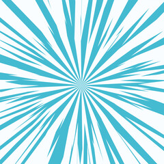 Pop art radial colorful comics book magazine cover. Striped green digital background. Cartoon funny retro pattern strip mock up. Vector halftone illustration. Sunburst, starburst shape