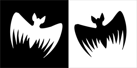  Illustration vector graphics of bat icon