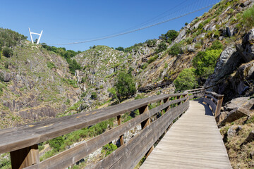 Arouca 516 suspension pedestrian bridge and Paiva walkways