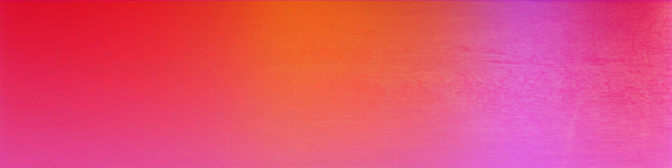 Red and orange gradient panorama background, Modern horizontal design suitable for Online web Ads, Posters, Banners, social media, covers, evetns and various design works