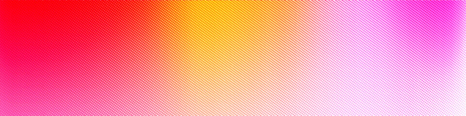 Colorful red gradient panorama background, Modern horizontal design suitable for Online web Ads, Posters, Banners, social media, covers, evetns and various design works
