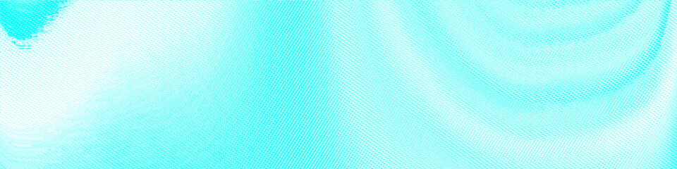 Colorful light blue  gradient panorama background, Modern horizontal design suitable for Online web Ads, Posters, Banners, social media, covers, evetns and various design works