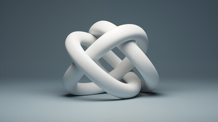 Eternal Knot of Simplicity Modern Minimalist Elegance