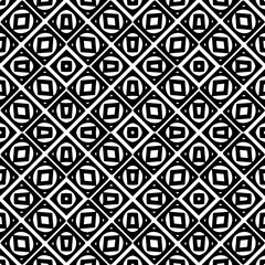 White background with black pattern. Seamless texture for fashion, textile design,  on wall paper, wrapping paper, fabrics and home decor. Simple repeat pattern.
