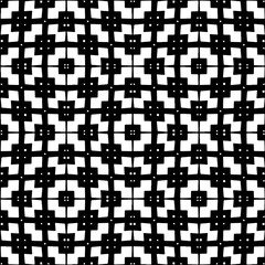 White background with black pattern. Seamless texture for fashion, textile design,  on wall paper, wrapping paper, fabrics and home decor. Simple repeat pattern.