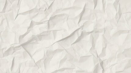Obraz premium white crumpled paper background texture