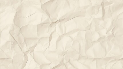 Obraz premium white crumpled paper background texture