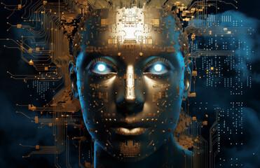 Bitcoin mining durch künstliche Intelligenz, Bit, digitales Gold, Kryptowährungen sind alternative digitale Währungen