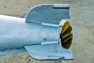 Detail of the propeller on a decommissioned torpedo © davidrh