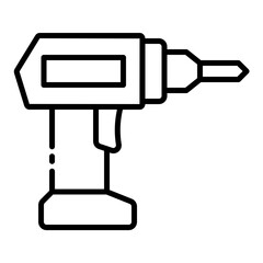 Electronic hand Drill icon