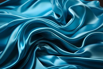 Lustrous silver waves dancing in a pool of royal blue radiancer