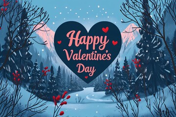 Valentine's Day postcard, holiday postcard, February 14th