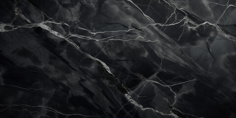 Luxury Design Element: Chic Black Marble Wallpaper for Sophisticated and Minimalistic Decor