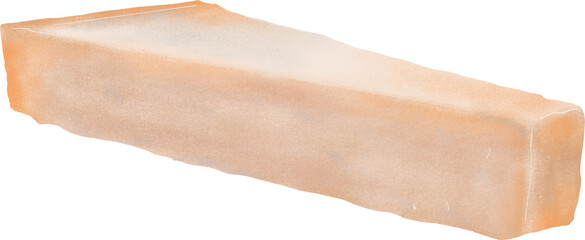 Parmigiano reggiano cheese. Food illistration. Piece of cheese Png clipart 