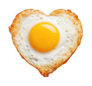 recommend clip art: Sunny Side Up Heart Egg Isolated on Transparent Background
                    