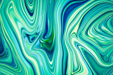 abstract green marble illustration background, liquid ink surface wave design backdrop wallpaper.