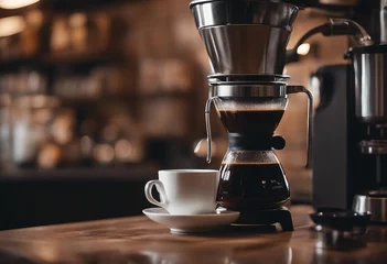 Foto op Plexiglas Making pour over coffee © ArtisticLens