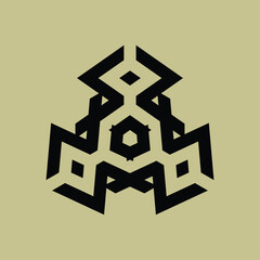 motif desain vektor abstrak, unik, dan menarik sebagai motif hiasan