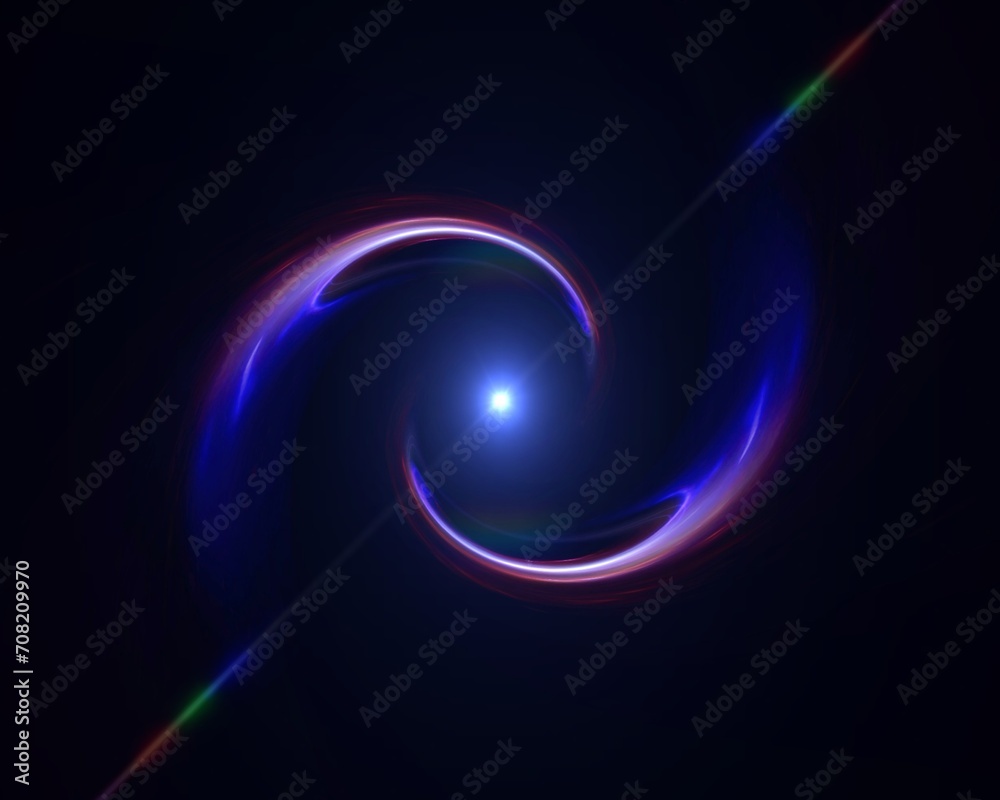 Wall mural science fiction wallpaper. beauty of deep space. colorful graphics for background, like water waves,