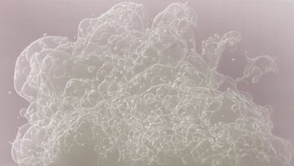 Celestial Froth: The Essence of Foam, background, morphic abstract art