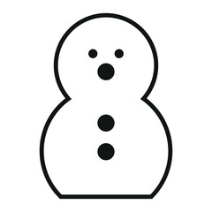 Monoline Christmas Icon