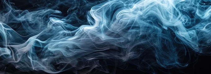 Poster abstract smoke background wallpaper in black, in the style © loran4a