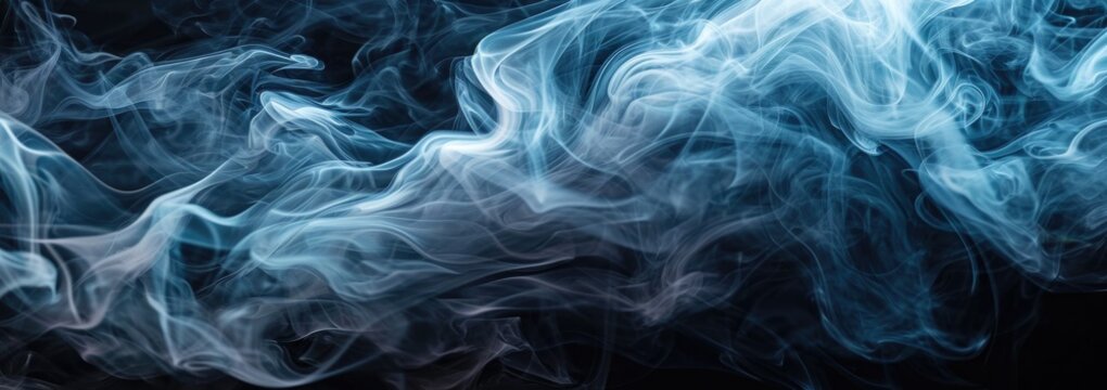 abstract smoke background wallpaper in black, in the style