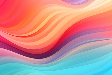 Obraz premium Beautiful abstract wave candy colours background. Graphic modern art. Digital fantasy effect