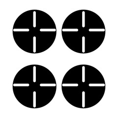 Obraz premium set of buttons