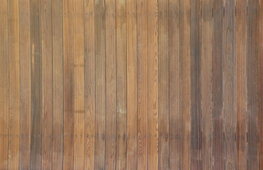 Naklejka premium Brown wood texture background coming from natural tree. The wooden panel has a beautiful dark pattern, fence texture in daytime