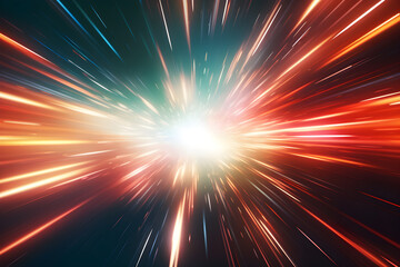 Obraz premium motion blurred sparks speed abstract background