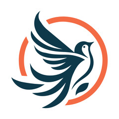 Bird Logo Design Vector Illustration