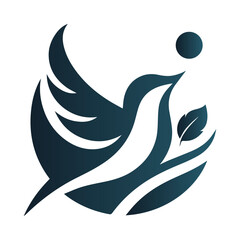 Bird Logo Design Vector Illustration