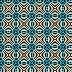 Japanese seamless pattern in oriental geometric traditional style. 3d festive ornament for lunar chinese new year decoration. Red and golden abstract asian vector creative motif. Vintage tiger.
