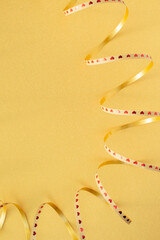 하트리본 장식과 카피공간,발렌타인데이 이미지