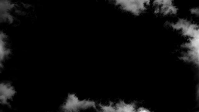 Cloud diffusion transition special effects animation