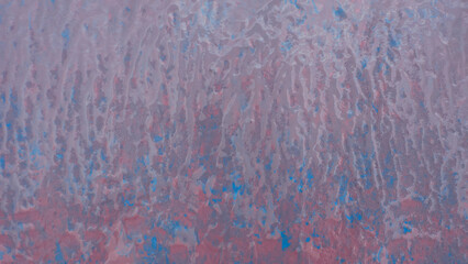 Abstract blue and pink background. Blue and pink paint on the wall.