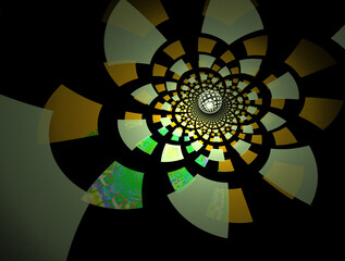 Imaginatory fractal abstract background Image