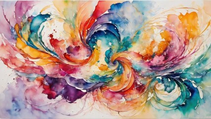 Abstract artwork in alcohol ink technique. Fluid art painting. Contemporary surrealist background. Modern poster for wall decoration