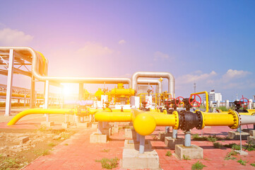 The pipe and valve oil fields