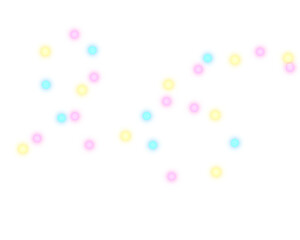 Colorful string lights, Colorful Xmas garland. Glowing light bulb